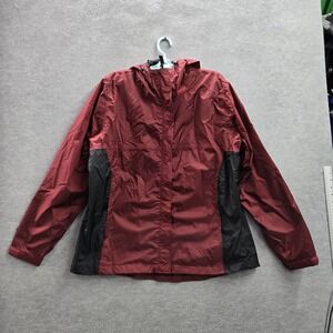 Stearns Men Jacket XL Red‎ Nylon Windbreaker Colorblock Ripstop  Gorpcore Hooded